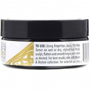 Alaffia, Repair &amp; Restore, Edge Tamer with Argan &amp; Shea Butter, 2 oz (57 g)