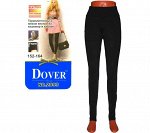 Подростковые тёплые легинсы Dover 2093 чёрные на меху 152-164