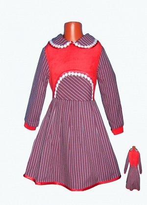 Мод.№24 Платье комбинированное грудка