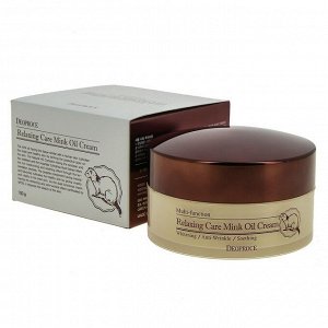 DEOPROCE RELAXING CARE MINK OIL CREAM 100 gr РАССЛАБЛЯЮЩИЙ КРЕМ ДЛЯ ЛИЦА С МАСЛОМ НОРКИ