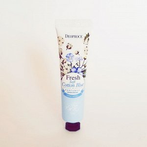 Deoproce fresh soft cotton blue perfumed hand cream 50ml парфюмированный крем для рук с экстрактом голубого хлопка