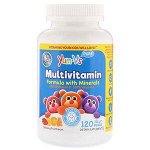 YumV&#039;s, Multivitamin Formula with Minerals, Delicious Fruit Flavors, 120 Jelly Bears