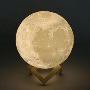 Светильник 3d moon lamp 15 см с пультом