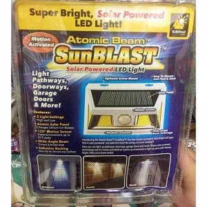 Фонарь на солнечной батарее с датчиком движения Atomic Beam SunBlast