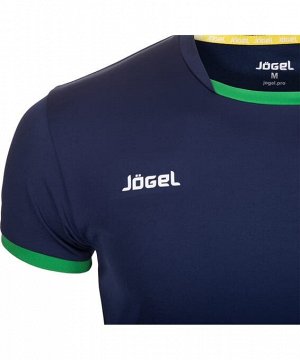 Футболка волейбольная J?gel JVT-1030-093 темно-синий/зеленый