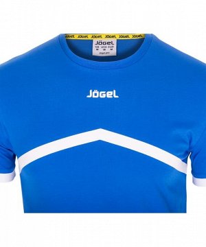 Футболка тренировочная J?gel JCT-1040-071, хлопок, синий/белый, детская
