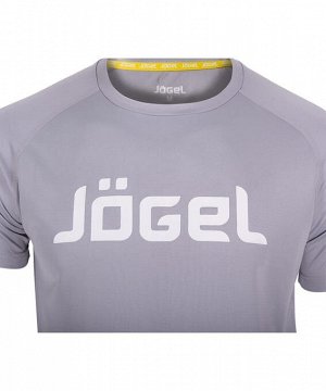 Футболка тренировочная J?gel JTT-1041-081, полиэстер, серый/белый