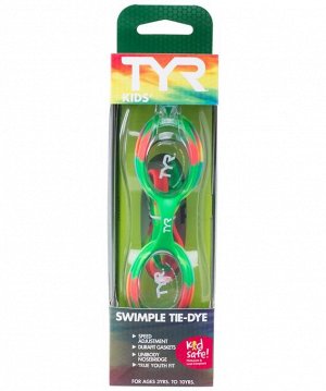Очки Kids Swimple Tie Dye LGSWTD/307, зеленый