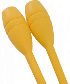 Булавы для художественной гимнастики У714, 35 см, желтые