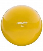 Медбол STARFIT GB-703, 3 кг, желтый 1/4