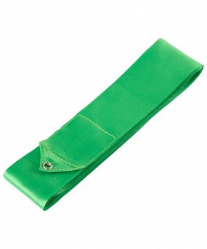 Лента для художественной гимнастики AGR-301 6м, с палочкой 56 см, зеленый