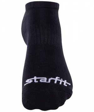 Носки низкие c амортизацией Starfit SW-207, черный (2 ПАРЫ)