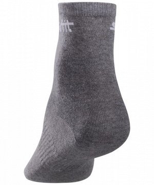 Носки средние SW-206, светло-серый меланж/черный, 2 пары