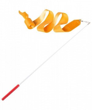 Лента для художественной гимнастики AGR-201 6м, с палочкой 56 см, оранжевый