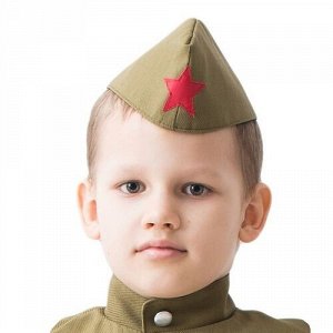 Пилотка военного детская р.50