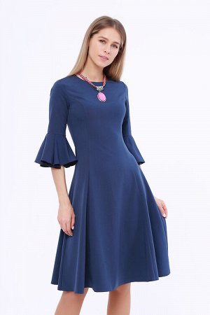Платье 843 Темно-синий