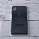 Чехол Iphone X/XS ,ЧЁРНЫЙ ЕВРОПЕЙСКАЯ ВЕРСИЯ не пачкается ! original ( с наклейками, микрофиброй,номером) силиконовый
