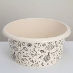 Таз круглый «Русская банька», 10 л, рисунок МИКС