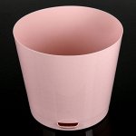 Горшок для цветов 0,5 л Easy Grow, D=10 см, с прикорневым поливом, цвет английская роза