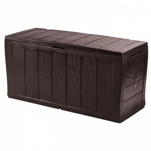 Сундук Sherwood Storage Box, 270 л, пластик, коричневый