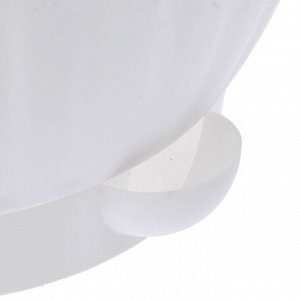Горшок-кашпо подвесной с поддоном «Мирабель», 2,5 л, цвет белый
