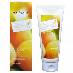 ASPASIA Гель-скатка для лица АБРИКОС - свежесть и чистота Apricot Fresh and Clear skin care, 180 мл