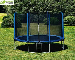 Батут HC-TA-12FT 12FT (диам.366см) из 2-х частей с лестницей