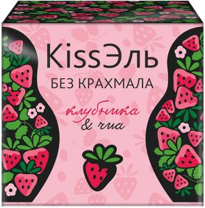 Кисель серии "kissЭль" БЕЗ КРАХМАЛА, клубника