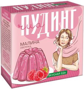 Сухой десерт "Чиа пудинг" малина