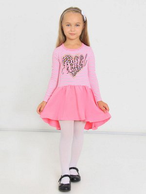 Платье "Розовый леопард-1"