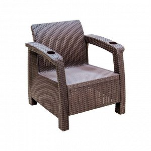 Кресло «Ротанг», 73 ? 70 ? 79 см, без подушки, цвет шоколад
