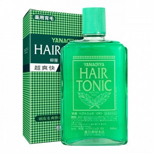 113501 "Yanagiya" "Hair Tonic" Тоник для стимуляции роста и предотвращения выпадения волос с  растительными экстрактами и освежающим ароматом 240мл 1/18