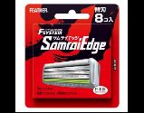 254135 "Feather" "F-System" "Samrai Edge" Сменные кассеты с тройным лезвием (8 штук, упаковка на английском языке), 1/144