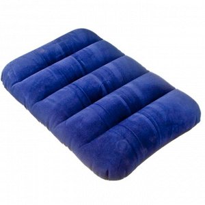 Подушка надувная, 43х28х9 см, синяя, INTEX, 68672