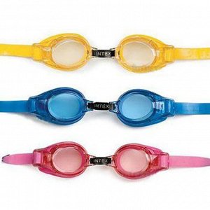 Очки для плавания, возраст от 3 до 8 лет, 3 цвета, INTEX "JUNIOR", 55601