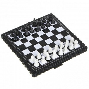 LDGames Шахматы магнитные дорожные 13х13см, пластик, металл, A001