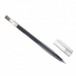 ClipStudio Ручка гелевая черная &quot;Альфа&quot;, с увеличенным запасом чернил, 14,5см, након.0,5мм, пластик