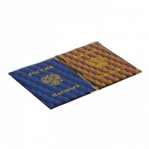 Обложка для паспорта 9,3х13,4см, ПВХ, 2 цвета, арт.P2015-21