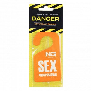 NEW GALAXY Ароматизатор бумажный Danger/Sexprofessional, фруктовая эйфория