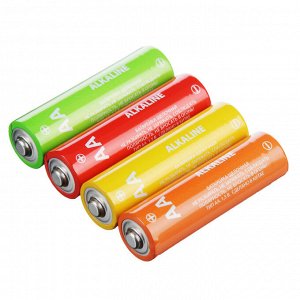 Первая цена Батарейки 4шт, тип АA, "Alkaline" щелочная, BL