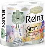 Туалетная бумага Reina Aroma Цветочная свежесть, 4 шт\уп