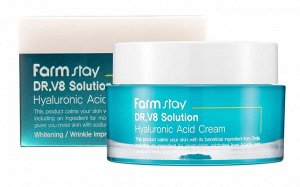 Farm Stay DR-V8 Ampoule Solution Hyaluronic Acid Cream Крем увлажняющий с гиалуроном 50 мл