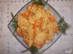 Салат из соевого мяса по корейски