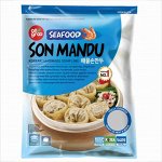 Дамплинги, с морепродуктами р/л/Allgroo Seafood Son Mandu, Ю.Корея, 540 г, (12)