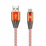 Дата-кабель Smartbuy MicroUSB HEDGEHOG красный 2 А, 1 м (ik-12HH red)