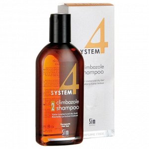 System 4 Climbazole Shampoo 2/Терапевтический шампунь №2, 215 мл. Для сухих волос