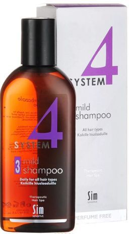 System 4 Climbazole Shampoo 3/Терапевтический шампунь №3, 215 мл. Для профилактики и чувствительной кожи