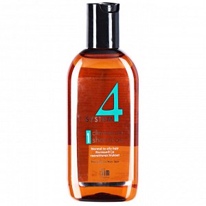 System 4 Climbazole Shampoo 1/Терапевтический шампунь №1, 100 мл. Для нормальных и жирных волос
