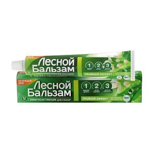 Лесной Бальзам зубная паста TOTAL Комплекс с морской солью, алоэ и белым чаем 75 мл