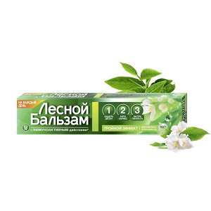 Лесной Бальзам зубная паста TOTAL Комплекс с морской солью, алоэ и белым чаем 75 мл